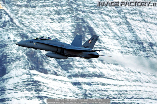 2005-10-12 Axalp Shooting Range 0330 - FA-18C Hornet
